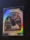 2022 Panini Prizm #CS-1 Ronald Acuna Jr. Championship Stage Silver Prizm