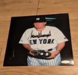 Donald Trump Signed baseball Photo with coa with coa