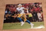 Autographed Los Angeles Chargers Justin Herbert 11x14 Photo with coa