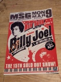 Billy Joel Signed Poster 11x17 with coa
