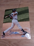 Carlos Beltran Signed Photo 8x10 with coa