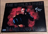 Ken Shamrock The Worlds Most Dangerous Man Signed Photo 8x10 with coa