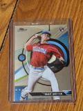 2022 Topps Finest #37 Max Meyer RC Miami Marlins