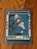 2021 Panini Contenders #ROY-JWA Jaylen Waddle Rookie Of The Year GREEN DOLPHINS