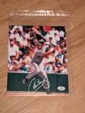 Carlos Baerga Signed Autographed 8x10 Photo with coa/witnessed