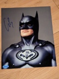 George Clooney(batman) autographed 8x10 photo with coa