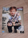 Ed Sheran autographed 8x10 photo with coa