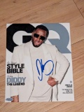 P Diddy autographed 8x10 photo with coa