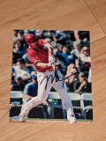 Mike Trout autographed 8x10 photo with coa