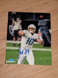Justin Herbert autographed 8x10 photo with coa