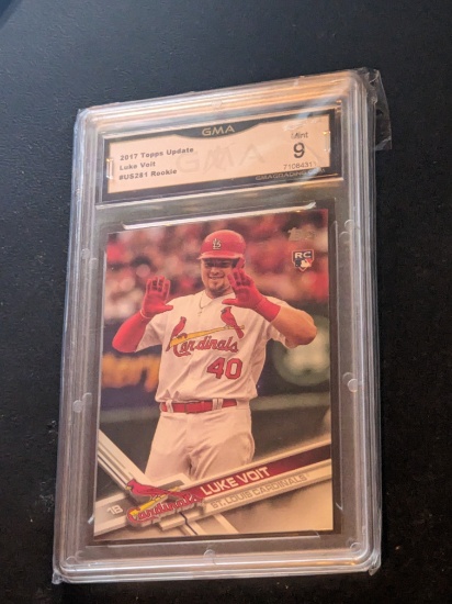 Luke Volt 2017 Topps Update Mint 9 Graded RC/Rookie