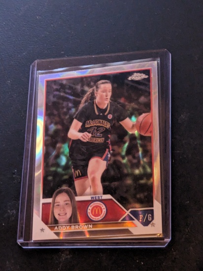 069/299 2023 Topps Chrome McDonald's #40 Addy Brown Rookie Refractor Iowa State