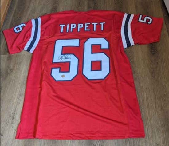Andre Tippett autographed jersey with coa
