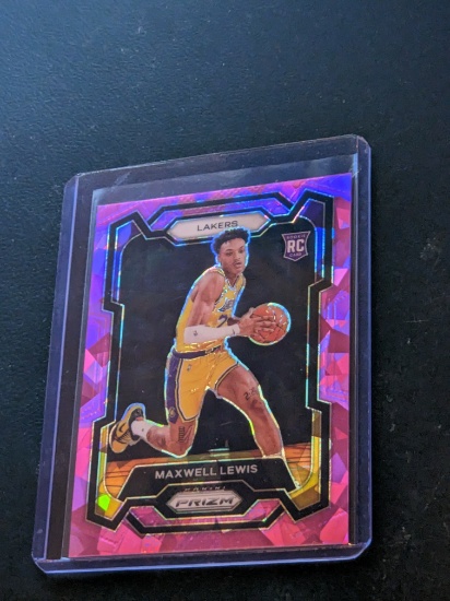 2023-24 Panini Prizm Maxwell Lewis Prizms Pink Ice #143 Rookie