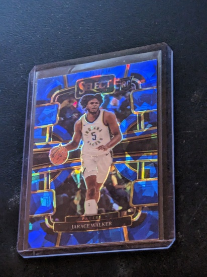2023-24 Panini Select #86 Jarace Walker Blue Cracked Ice Prizms