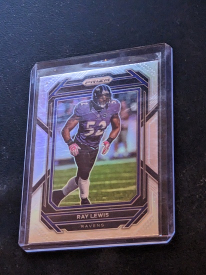 RAY LEWIS 2022 Panini Prizm #27 Silver Prizm RC
