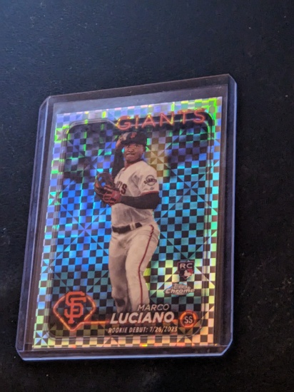 2024 Topps Chrome Update #USC132 Marco Luciano X-Fractor