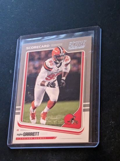 Myles Garrett Cleveland Browns 2018 Score Scorecard #75
