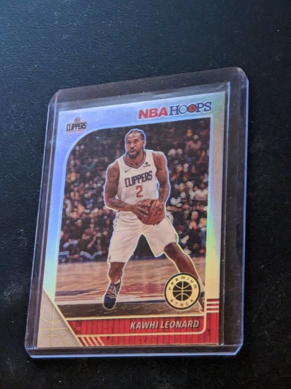2019-20 Hoops Premium Stock #177 Kawhi Leonard Prizms Silver