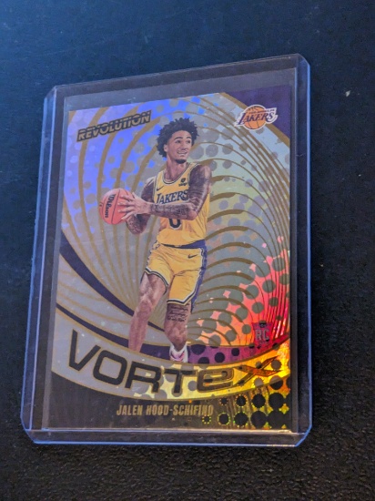 2023-24 Revolution Vortex #12 Jalen Hood-Schifino RC Rookie Los Angeles Lakers