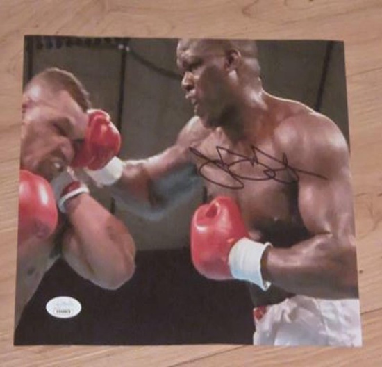 Buster Douglas autographed 8x10 photo with JSA COA
