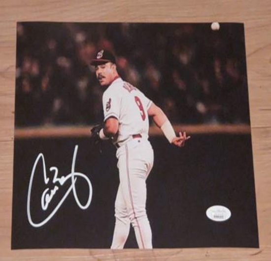 Carlos Baegra autographed 8x10 photo with JSA COA