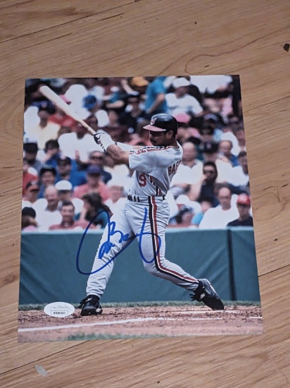 Carlos Baegra autographed 8x10 photo with JSA COA