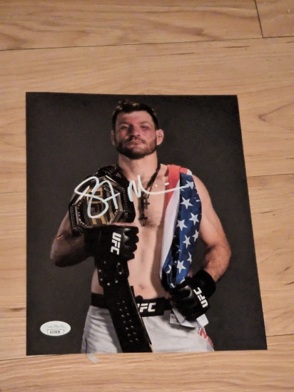 "The Baddest Man on the Planet" Stipe Miocic  autographed 8x10 photo with JSA COA