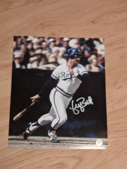 George Brett autographed 8x10 photo with coa