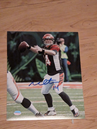 Andy Dalton autographed 8x10 photo with coa