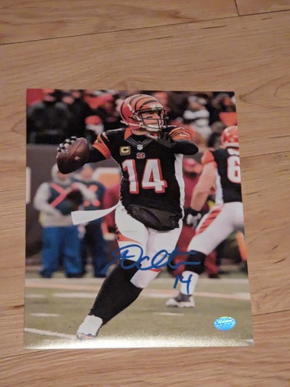 Andy Dalton autographed 8x10 photo with coa