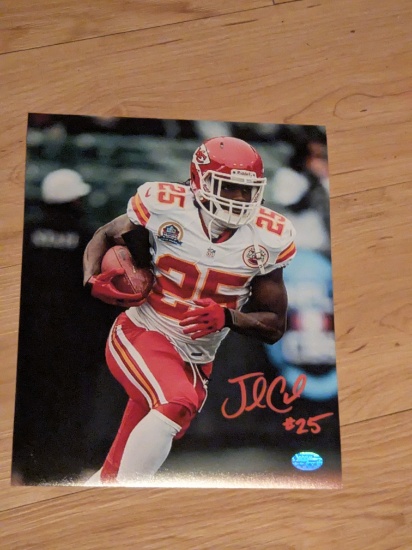 Jamal Charles autographed 8x10 photo with coa