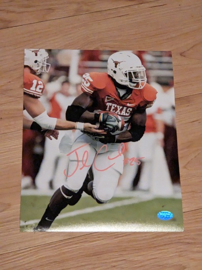 Jamal Charles autographed 8x10 photo with coa