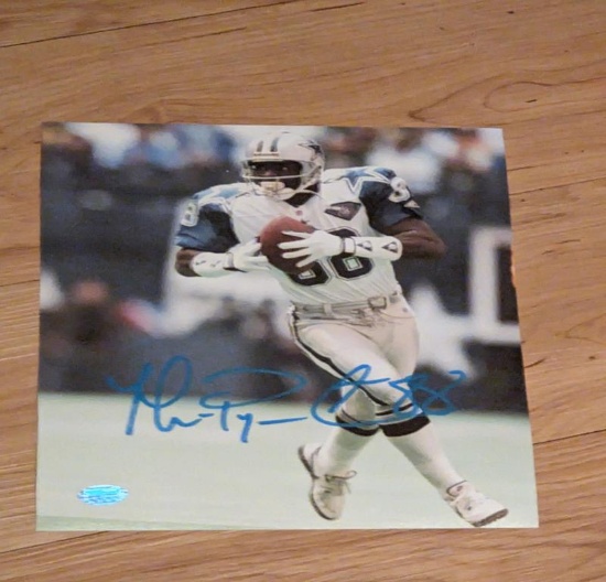Emmitt Smith autographed 8x10 photo with coa