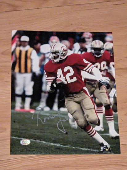 Ronnie Lott autographed 8x10 photo with coa