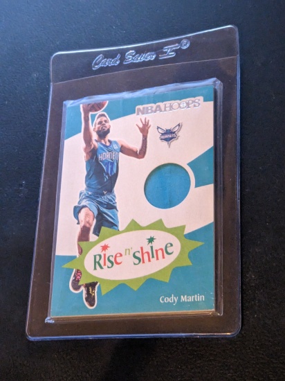 Cody Martin 2019-20 Panini NBA Hoops Rise N Shine Memorabilia #RS-CMT HORNETS
