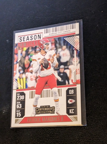 2024 Panini Contenders Patrick Mahomes II #50 Season Ticket Kansas City Chiefs