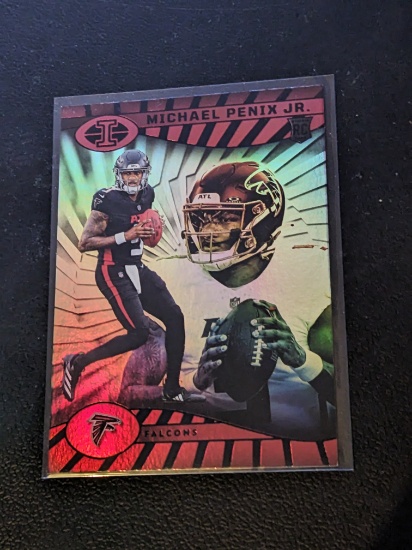 2024 Panini Illusions Michael Penix Jr. #4 Holo Atlanta Falcons