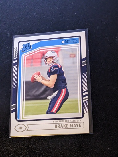 Drake Maye Rated Rookie 2024 Donruss# 379 Classic Rookie Card
