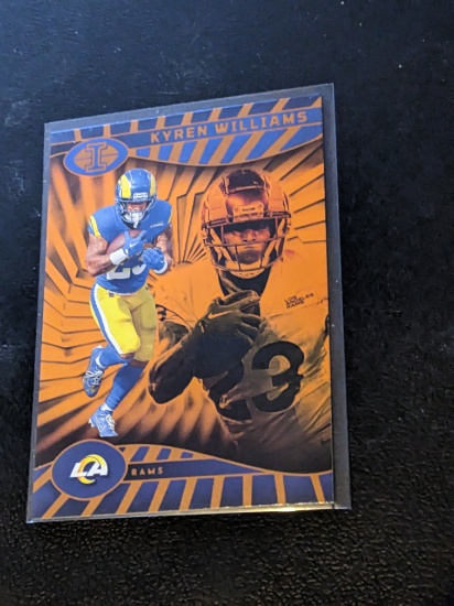 2024 Panini Illusions #52 Kyren Williams Orange Trophy Collection LA RAMS