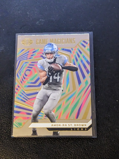 2024 Panini Illusions #17 Amon-Ra St. Brown Game Magicians Detroit Lions