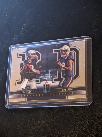 New Listing2024 Topps Signature Class Tom Brady / Drake Maye Paramount Pairings #PP-7