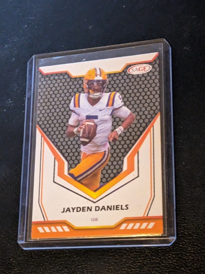 2024 SAGE HIT Low Series - Here's Something Jayden Daniels #16 (RC) Rookie