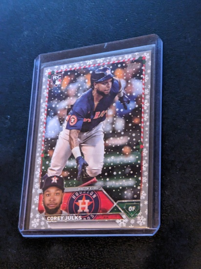 2023 Topps Holiday Metallic Corey Julks Astros RC H137
