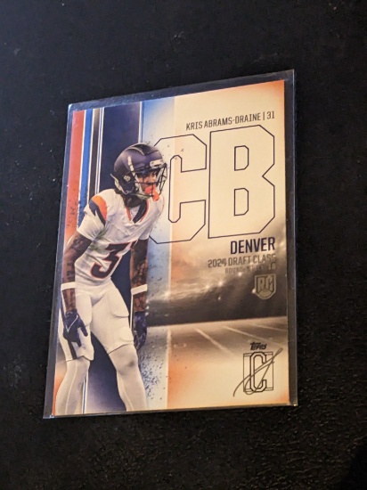 2024 Topps Signature Class KRIS ABRAMS-DRAINE red Parallel Insert RC/Rookie