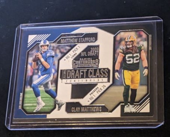 2024 Contenders Matthew Stafford/Clay Matthews DRAFT CLASS Lions/Packers #24