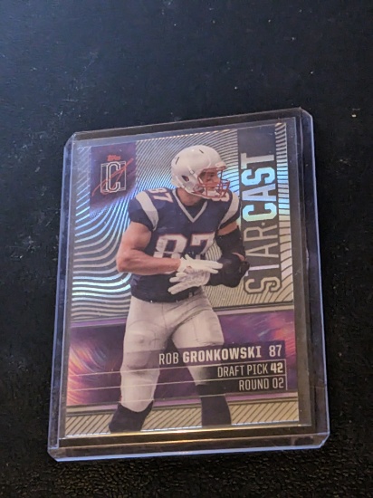2024 Topps Signature Class ROB GRONKOWSKI Starcast Acetate Clear NE Patriots