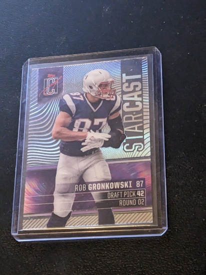 2024 Topps Signature Class ROB GRONKOWSKI Starcast Acetate Clear NE Patriots