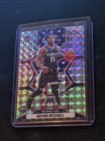 2021-22 Mosaic Silver #254 Davion Mitchell Sacramento Kings BASKETBALL Card