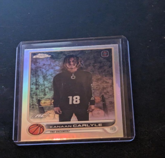 2022-23 Topps Chrome OTE KANAAN CARLYLE RC ROOKIE #34 SILVER REFRACTOR